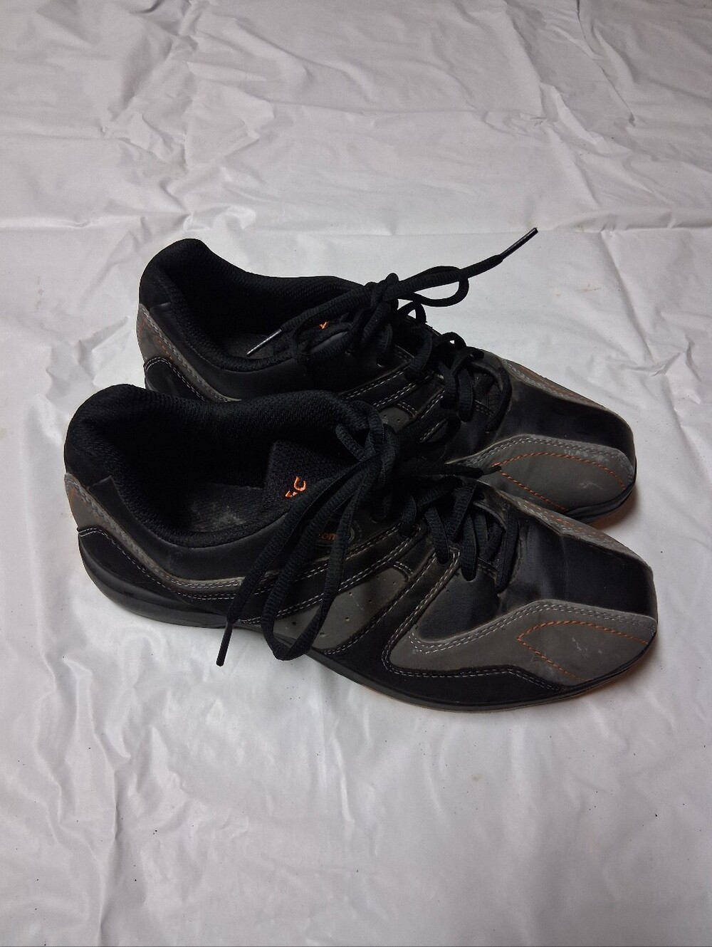 Atonic Golf Men's Black and Gray Golf Sneakers Sz 7 Preowned